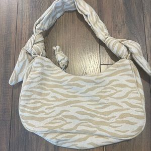 Zara Zebra Printed Shoulder Bag